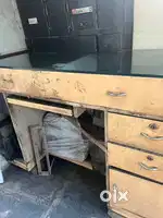 Wooden counter