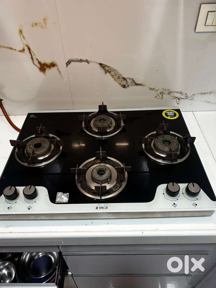 Elica 4 Burner Glass Cooktop