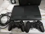 Sony PS3 Super Slim 500GB + 2 Wireless Controllers + 11 Games!