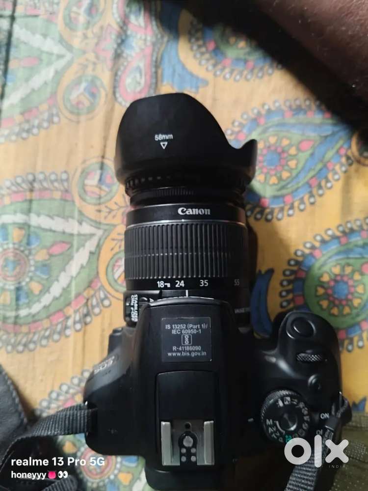 Conon 1500d with 18-55 lens