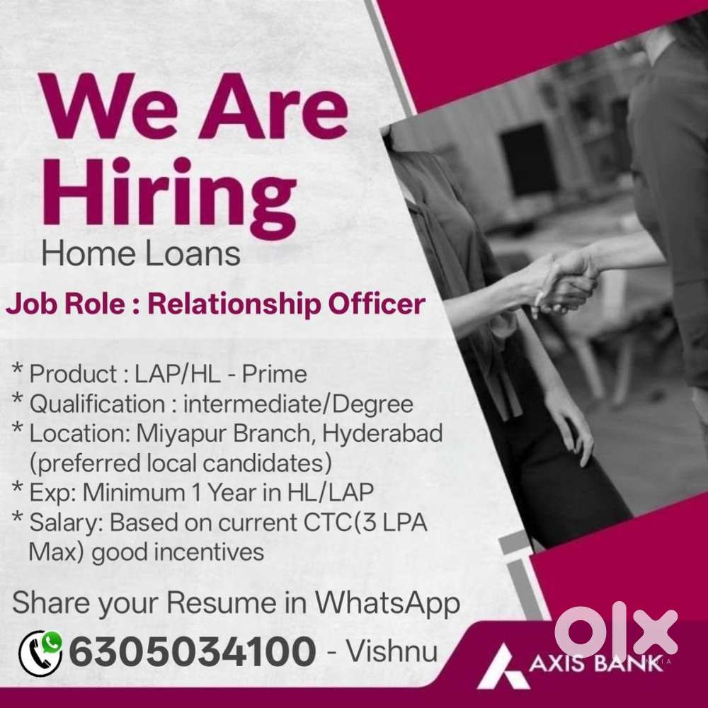 Relationship Officer - Home Loans/LAP