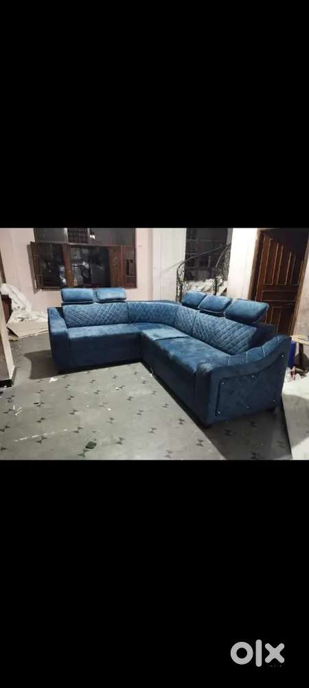 NEW DESIGN L TYPE HEAD REAST MODEL SOFA AVAILABLE AT ZAM ZAM FURNITURE