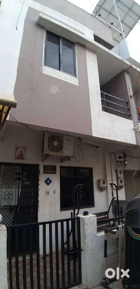 (CODE R-1392)3BHK RO-HOUSE DUPLEX NR.BHAWANS PARTY PLOT,WAGHODIA ROAD.