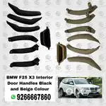 BMW F25 X3 Interior Door Handles Black and Beige Colour