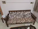 Teak wood sofa set