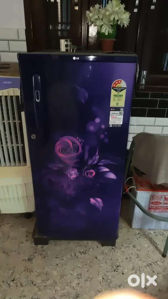 Lg Refrigerator 185 liter 3 Star A+ condition 1 year Old