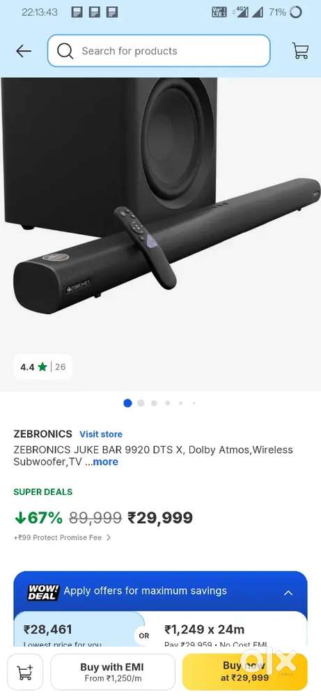 Need money just opened for delivery purpose only checked