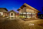 Lawm, swimming pool, children play area,