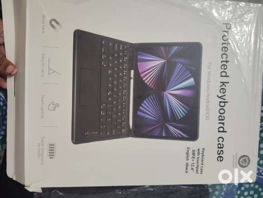 Tablet Keyboard with cover of Samsung Galaxy S9 Fe+