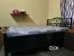 IRON BED WITH BOX