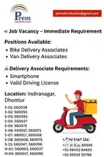 Bike Delivery Boy & Van Delivery boy