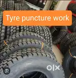 Tyre puncture work