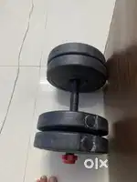 2.5 kg 8 plates =20kg dumbells