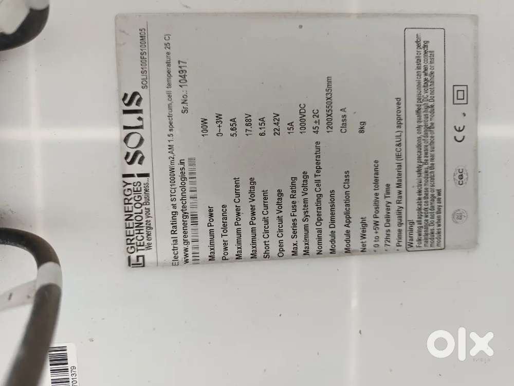 Solar panel 200watts