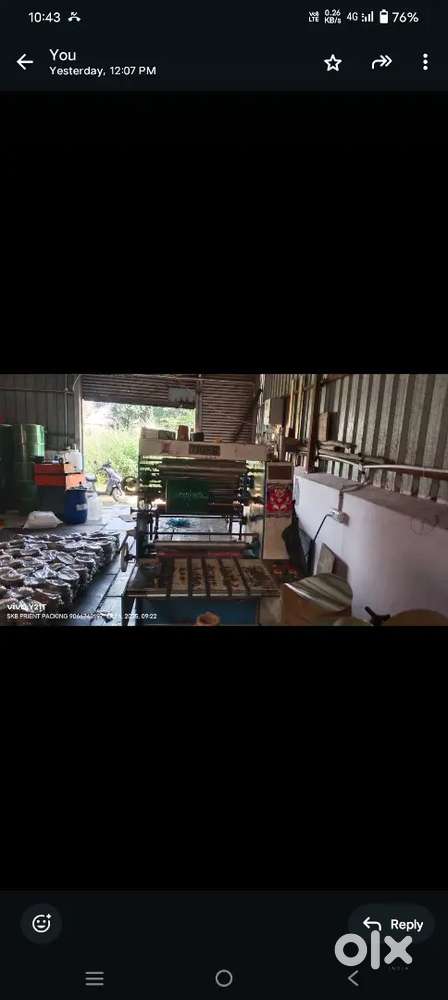 Paper plat lamination machine 26siz