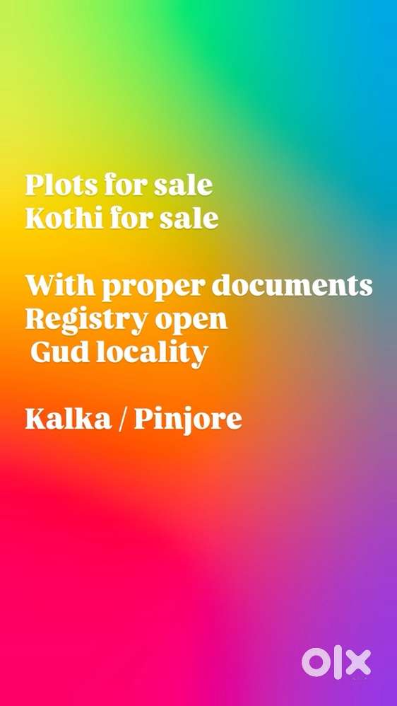 Plots & house for sale with registry & gud locations
