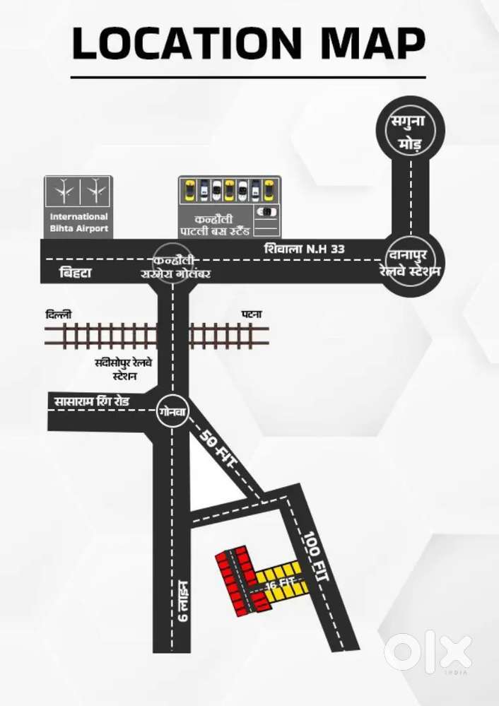 Patna bihta sarmera ke pass plot lene ke liy samapark kare