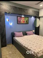 2bhk semi furniture flat sale at yogi milan