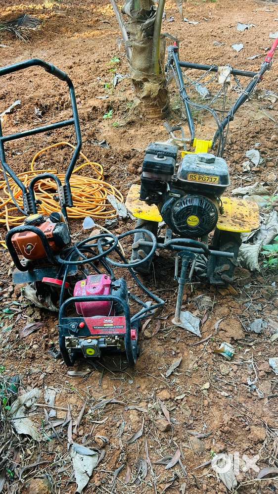 7hp power weeder  sprayer machine grass cutting machine