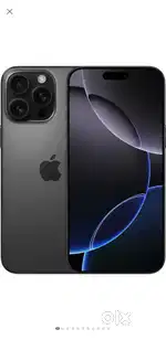 Iphone 16 pro max. 128 gb black color.brand new and sealed pack condi.