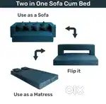 4 seater sofa cum bed