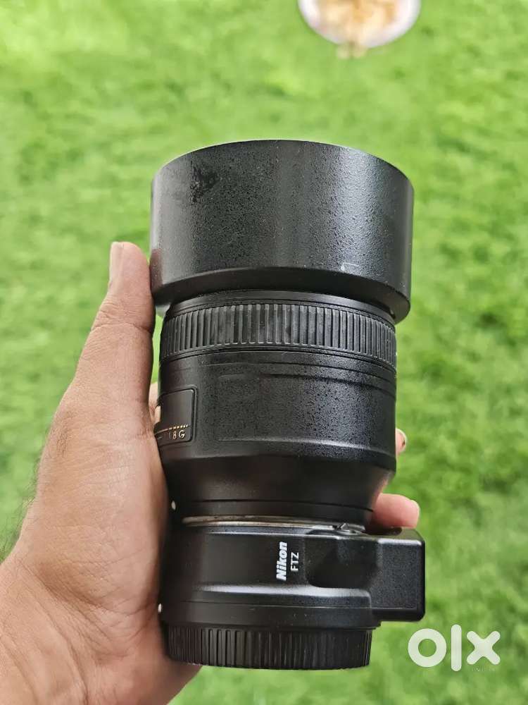 Nikon 85mm 18 with ftz adapter for sale