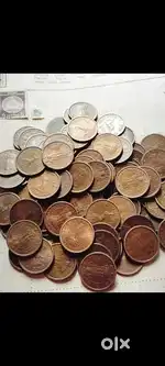 Old coins .