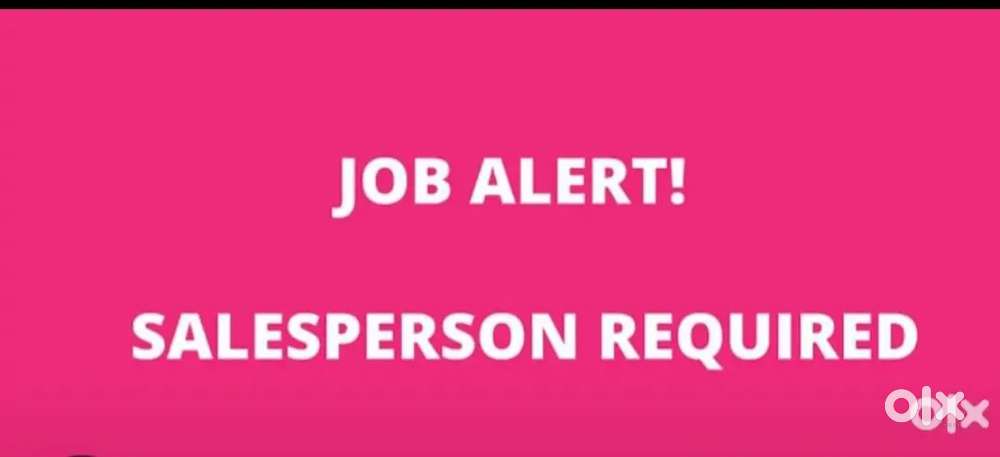 We need a experience sale person