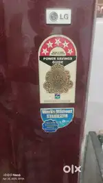 LG fridge, 180 liters capacity