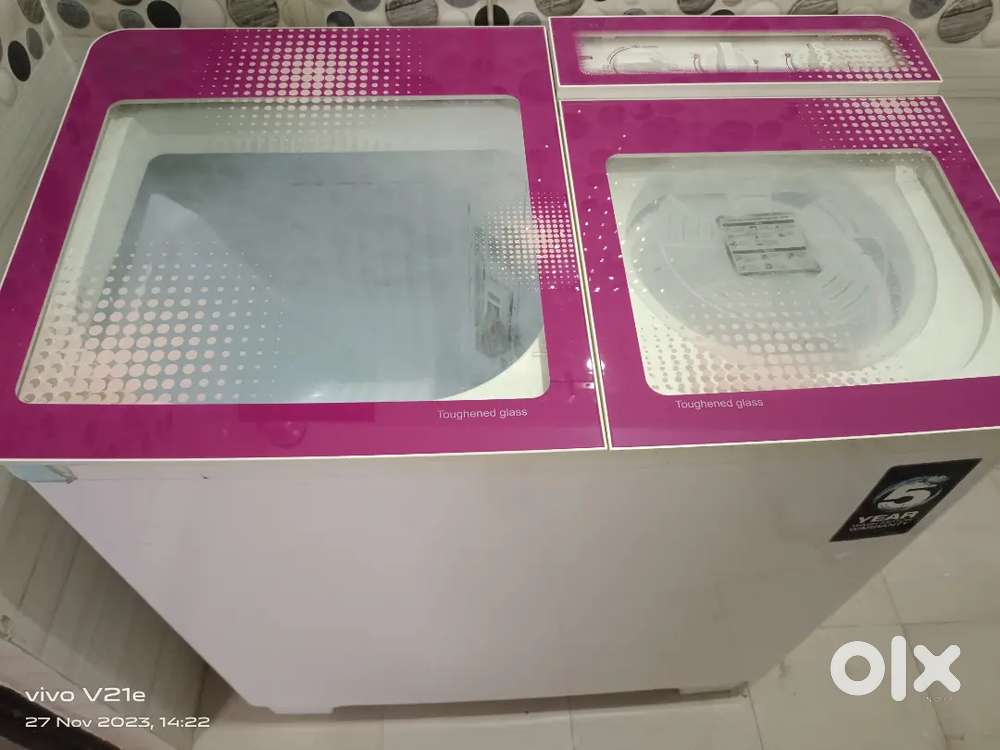 8 years old,semi automatic washing machine