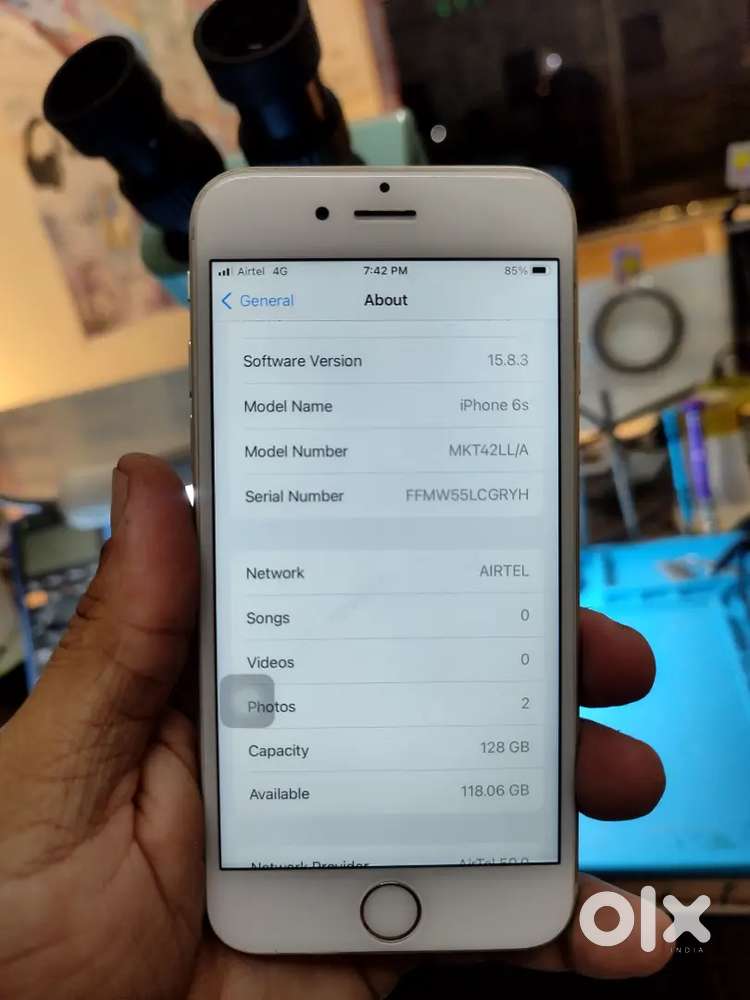 iphone 6s 128GB Greatest Condition.
