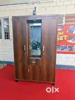 New wooden 3 door almirah at wholesale price