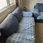 Urban Ladder 5-Seater Sofa (3+2) + New Sofa Cover for Sale
