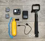 GoPro Hero 7 Action Camera Black with Accessories Used