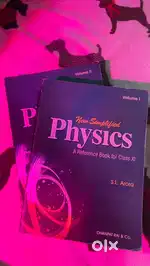S.L. ARORA physics XI grade vol 1 & 2