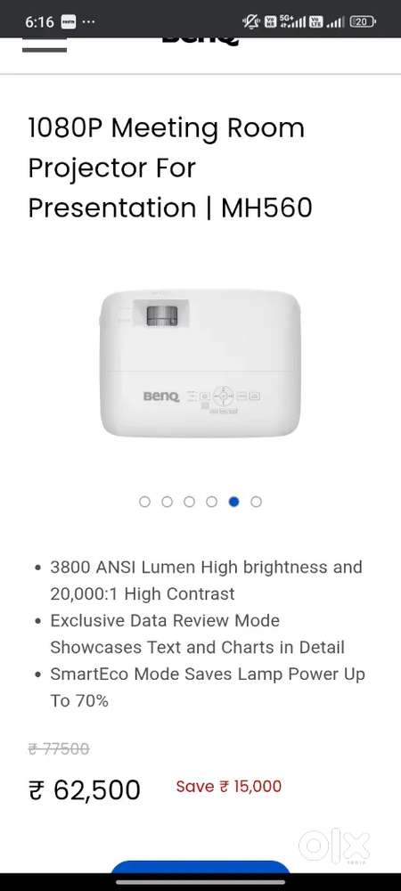 Ben-Q projector urgently for sale only 3 months old