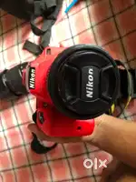 Nicon D5500 with nicon 18-55 mm lence 2 flash all setup