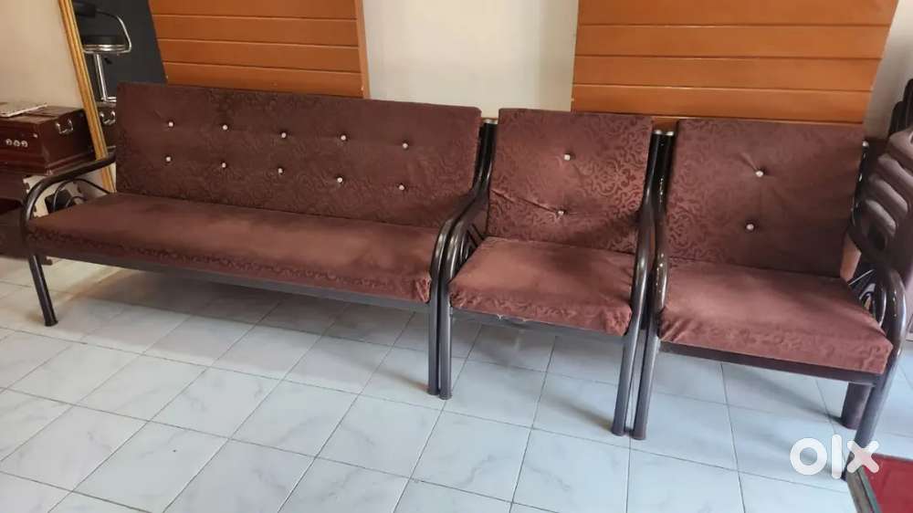 Brown sofa