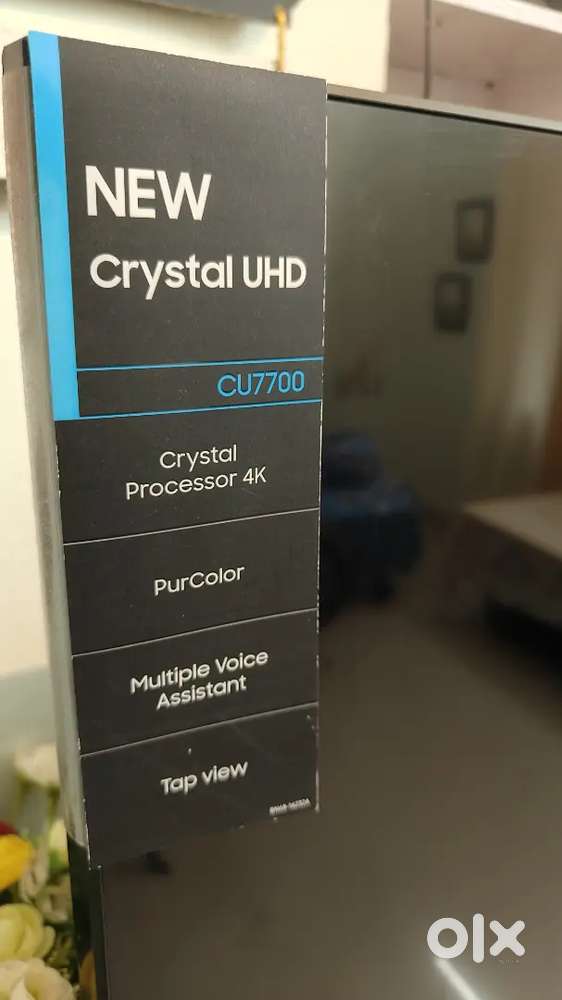 Samsung 55 LED TV CU7700 with remote