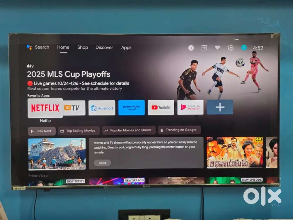 Haier 50 inches android 4k smart tv