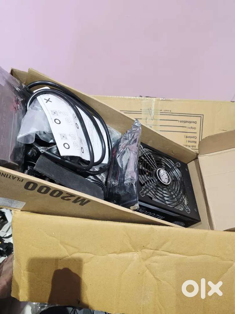 Cooler master M2000 platinum series smps.  Not even used for an hour.