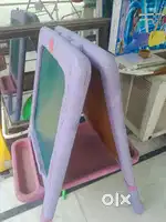 Ok play green and white board with stand