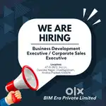 Business Development Executive / Corporate Sales Executive – Training