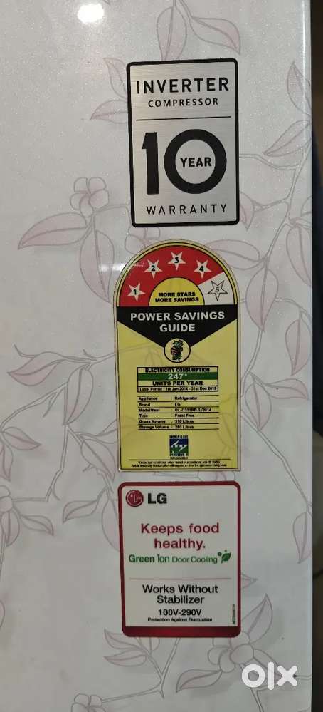 LG Double door refrigerator