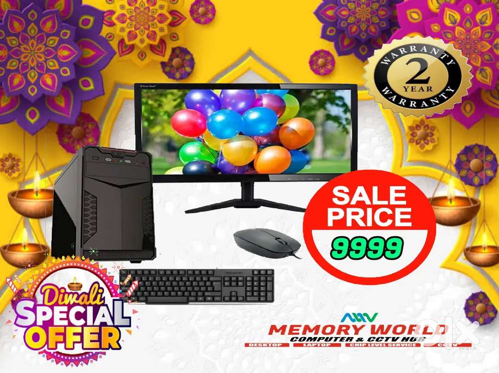 Special offer desktop combo set with warrenty only 9999