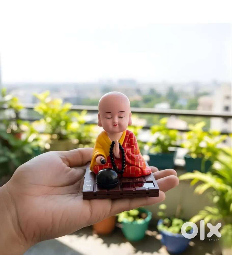 Home & office (New) Good luck Buddha (Solar Buddha Moving Head & Hand)