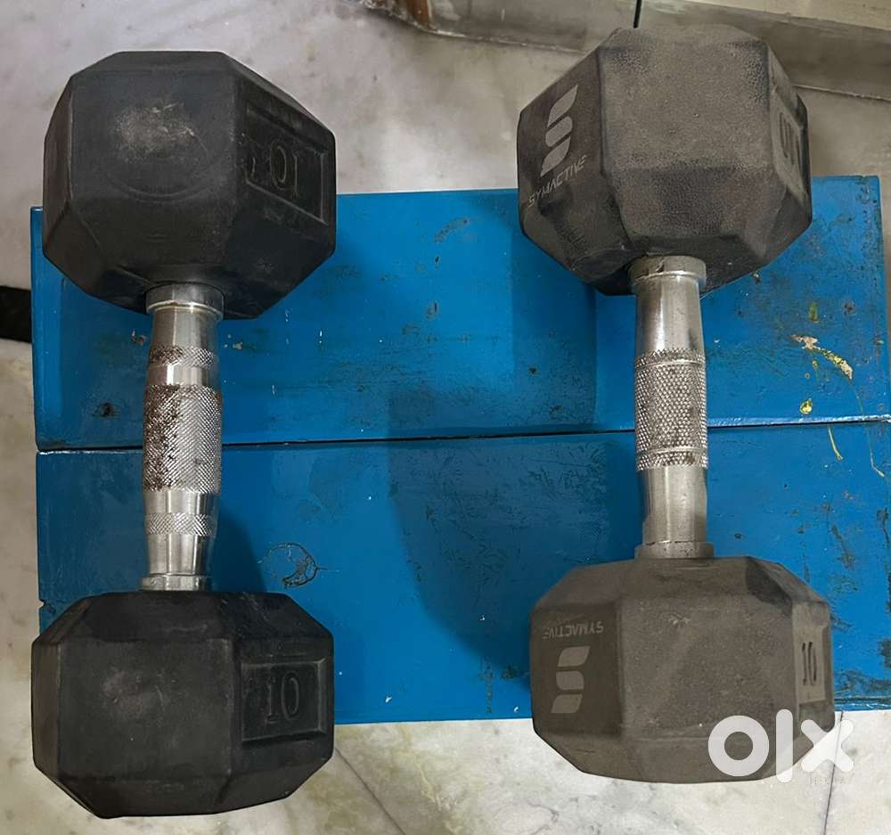 Dumbbells - 2 nos of 10 kgs each