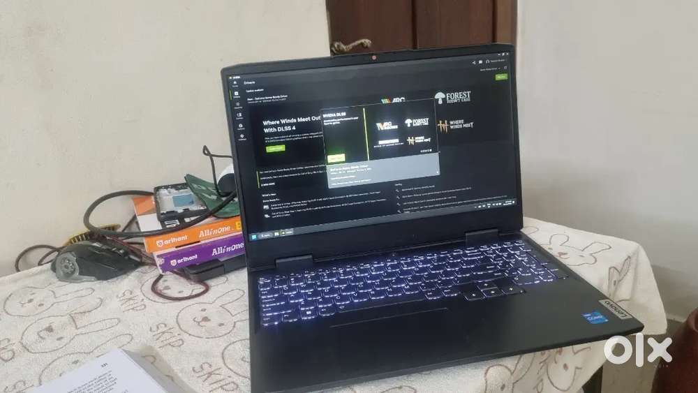 Lenovo gaming laptop RTX (including charger less used)