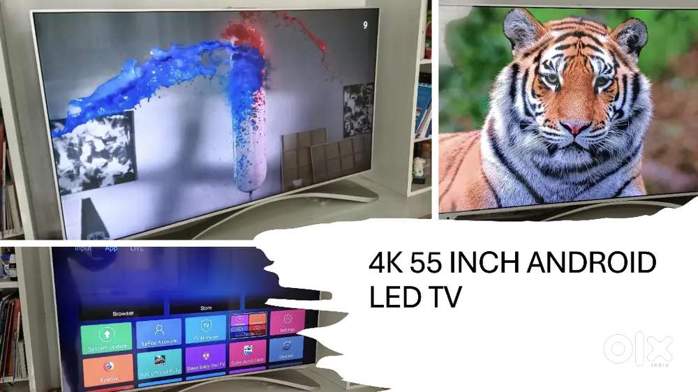 4k 55inch android Tv, WindowAc ,educationaltoys, 5.1logitech speakers