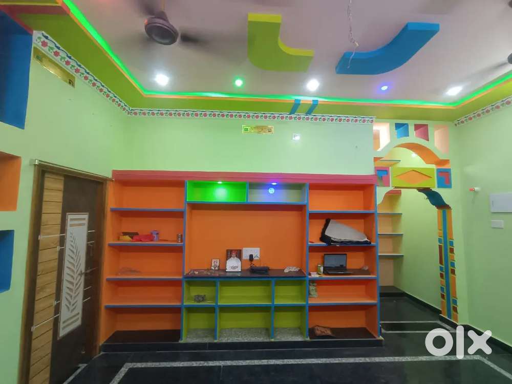 Newly Constructed, Bismillah Nagar, Almaspet 2BHK House - 1st Floor